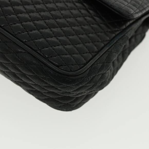 BALLY Chain Shoulder Bag Leather Black Auth am3668 - Picture 15 of 16